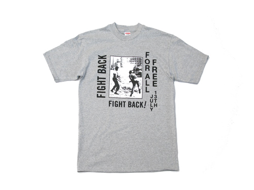supreme 2009ss fight back Tシャツ
