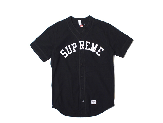 Supreme 2019ss RedRumBaseball Jersey 黒 M