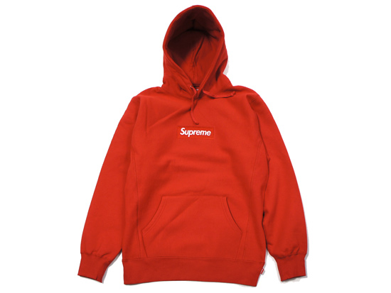 正規品 supreme box logo pullover 赤 M