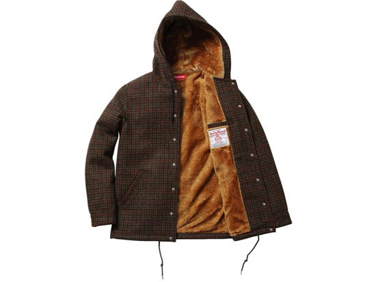 ジャケット/アウター専用Supreme ‘Harris Tweed Hooded Jacket’