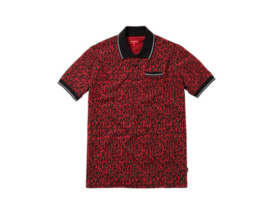 supreme Leopard ポロシャツ L