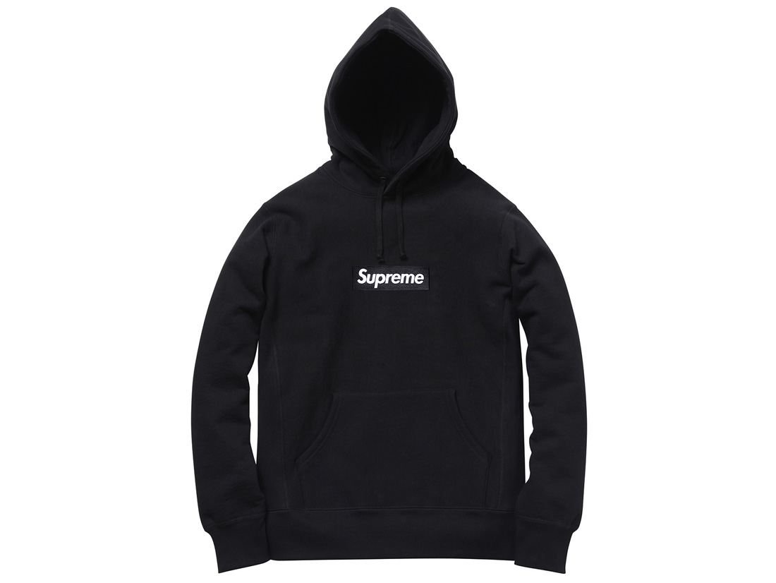 supreme box logo black L